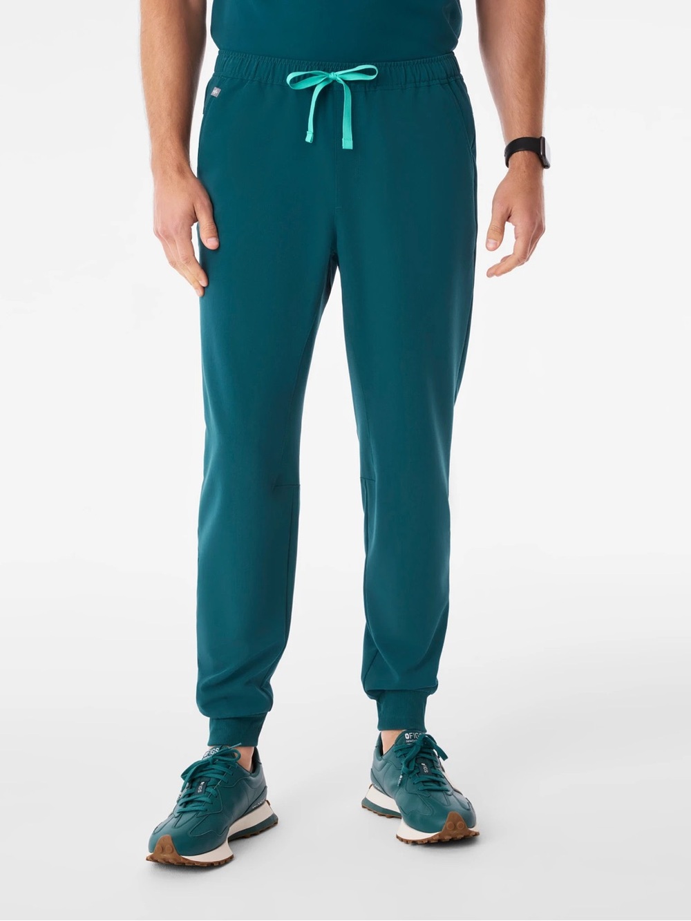 Figs Tansen Jogger Scrub Pants Size Large Caribbean Blue
